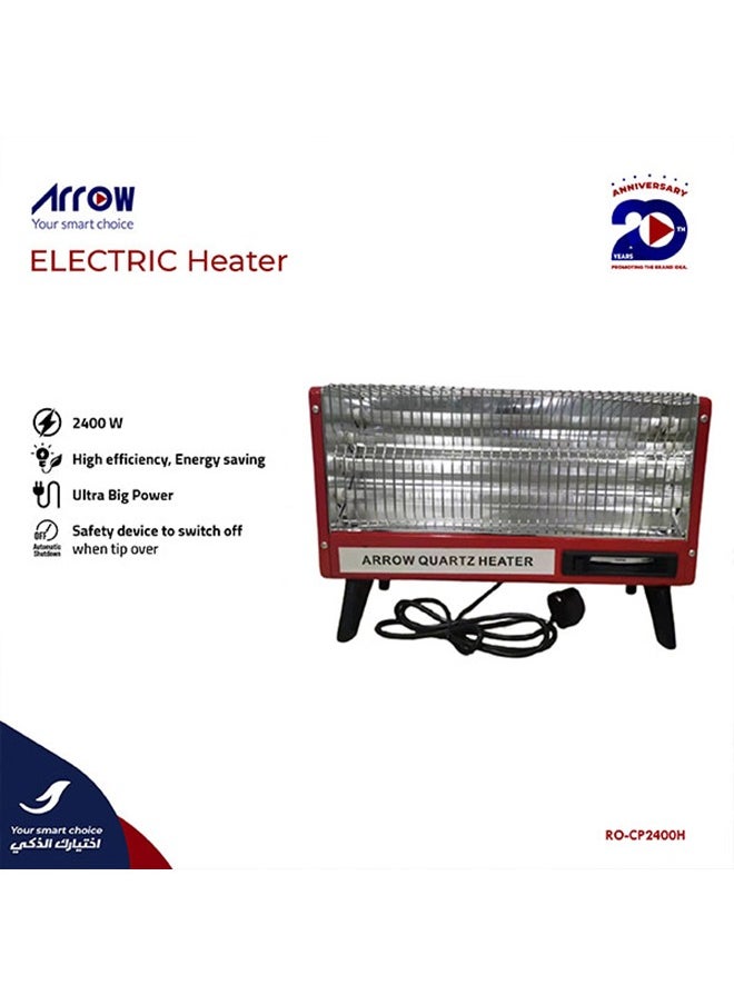 Arrow - 2400W Electric Heater | High Efficiency & Energy Saving | Ultra High Power | Safety Device for Auto Switch-Off When Tip-Over | 2 Years Warranty | Model: RO-CP2400H - Image 1
