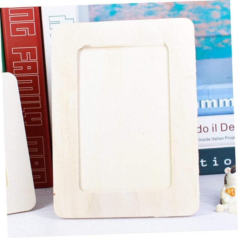 3pcs Drawing Picture Frame Wooden Tabletop Photo Holder 14x19cm DIY Painting Display Frames with Stand for Early Education Artwork - Image 5