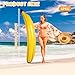 Hollowfly 6 Pcs 70 Inch Giant Inflatable Banana PVC Toy Game Bachelorette Party Decoration Balloons Fun Inflatable Banana Props for Pool Swimming Party Favors Supplies - Image 4