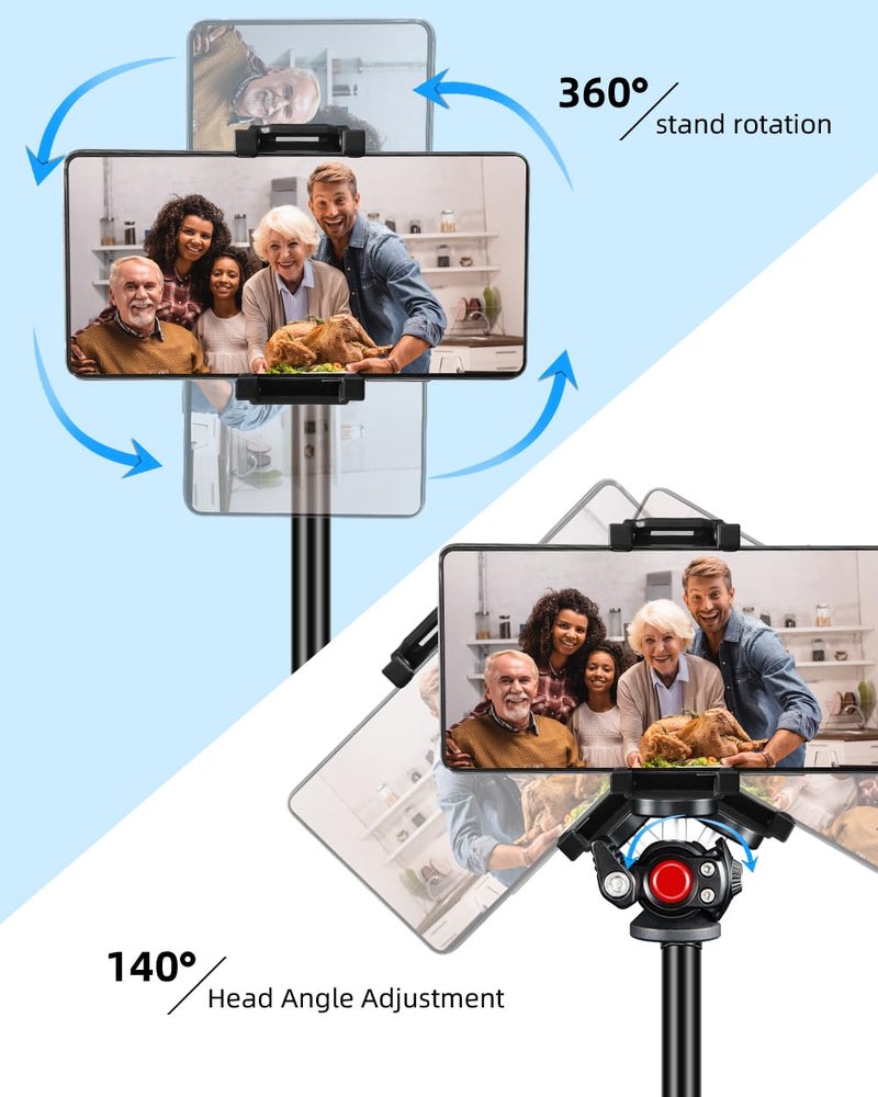 Etour Webcam Stand for Desk, Raise Height Desktop Stand with Adjustment for Logitech Webcam C920 C922 BRIO, 360°Rotatable Ballhead Desktop Tripod for Live Streaming/Video Calling with 1/4" Thread - Image 4