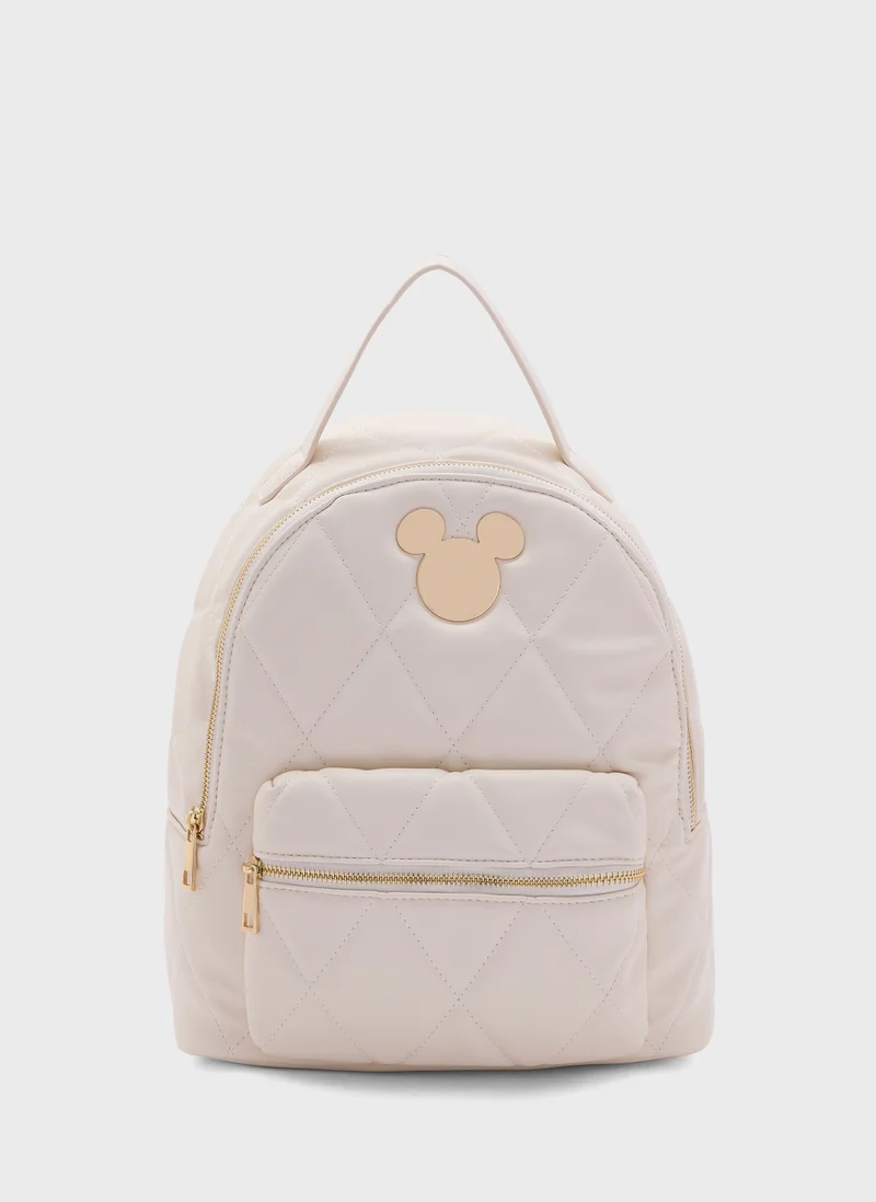 اس بي كاركترز Minnie Mouse Accent Zip Over Backpack