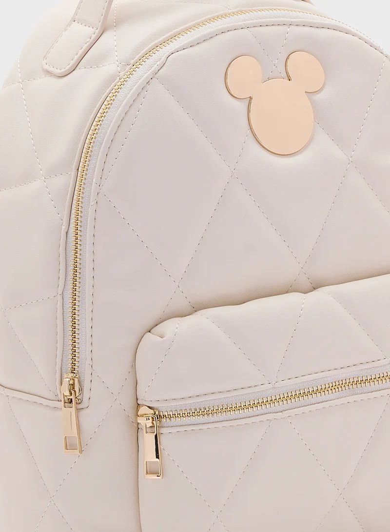 اس بي كاركترز Minnie Mouse Accent Zip Over Backpack