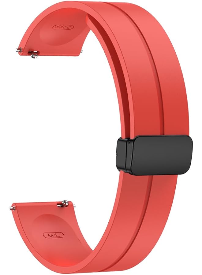 دادو سوار سيليكون بإبزيم مغناطيسي متوافق مع ساعة هواوي GT4 مقاس 46 مم وساعة GT3 GT2 مقاس 3 4 مقاس 46 مم و48 مم وحزام ساعة ناعم من السيليكون - Image 2