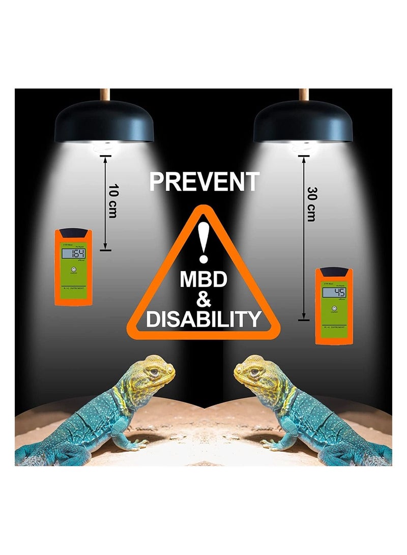 مصباح الزواحف UVB للزواحف الصحراوية الملتحي التنين المدمج مصباح تررم الفلورسنت الضوء الأبيض - Image 5