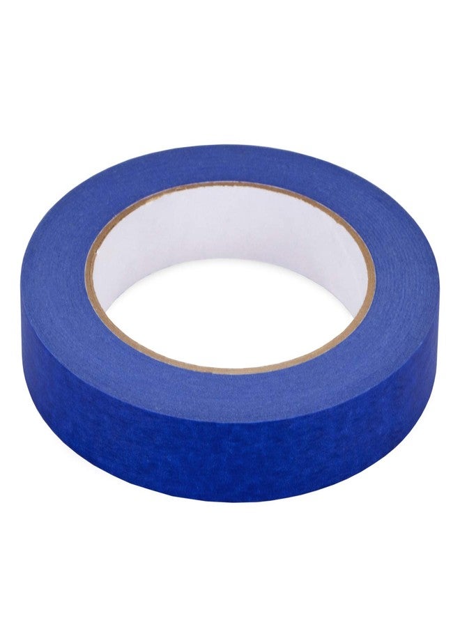 IDL Packaging شريط لاصق أزرق للدهان من IDL Packaging، مقاس 3/4 بوصة × 60 ياردة، مصنوع من المطاط الطبيعي (عبوة من 3 لفات) - لحماية الخطوط الحادة والأسطح - سهل الإزالة ولا يترك أي بقايا - Image 2