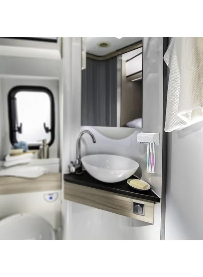 Green Tiger Wall Mounted Toothbrush Holder For 6 Brushes - Image 3