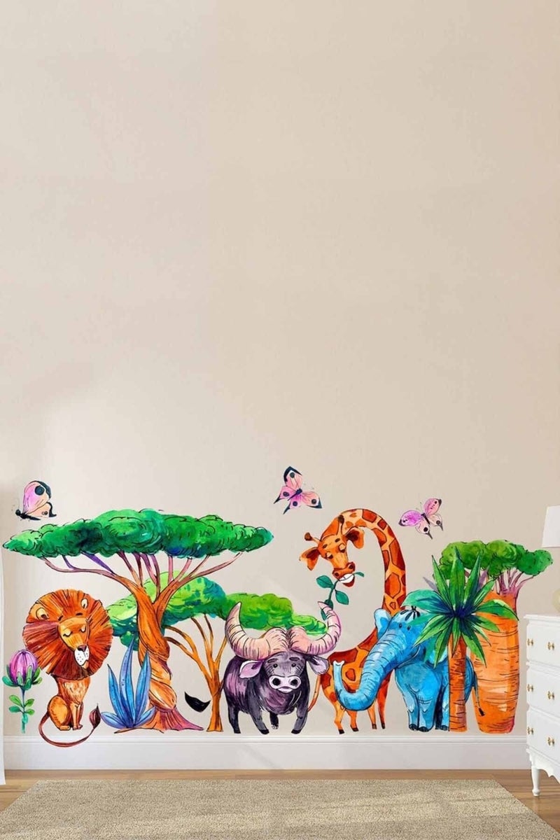 Kt Grup Kt Group Funny Animals Special Design Wall Sticker Set - Image 3