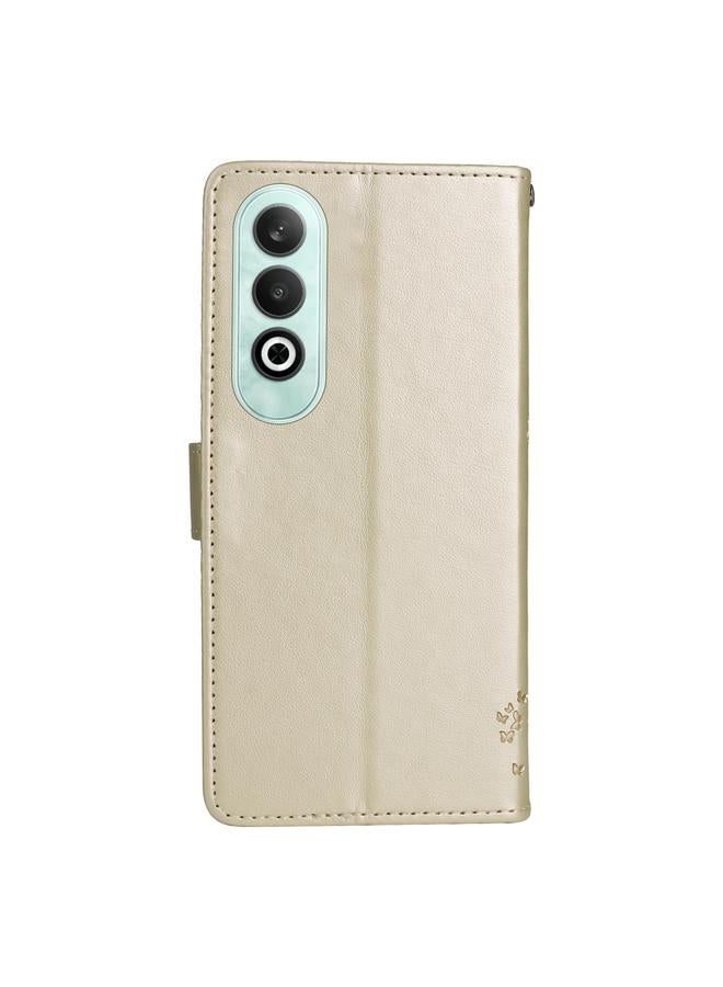 اس-توب جراب لهاتف OnePlus Nord CE4 مصنوع من الجلد بتصميم شجرة وقط منقوش - Image 3
