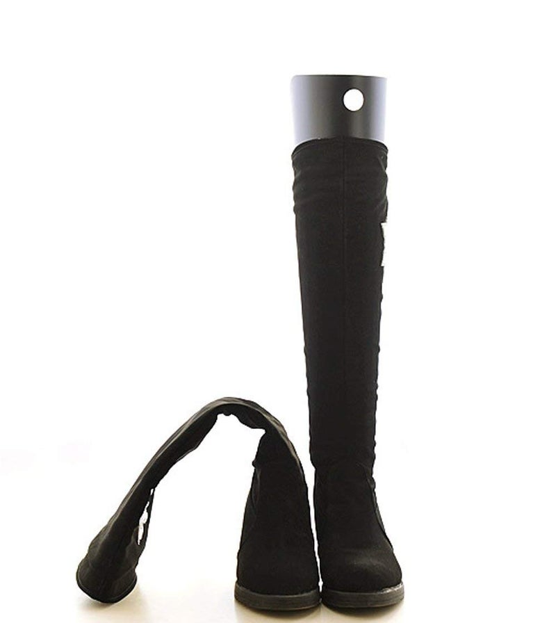 Erioctry 2Pairs Shoe Trees  Tall  Short Boot Shaper Tree Inserts for Womens Shoes  Boots Height 18