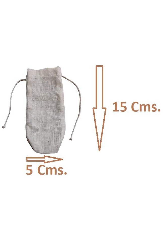 WUD 10 pieces Unbleached Muslin Cloth Water Filter for Tap;No plastic; No Colour Fabric Tap cover for Purifying; Filtering the water in Home and Kitchen, purification method- filteration - Image 3