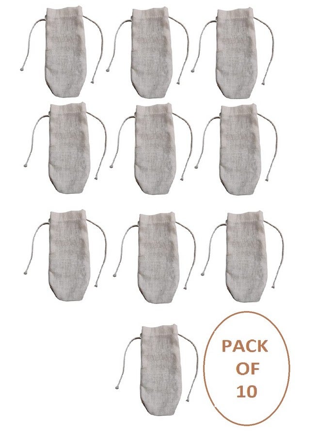 WUD 10 pieces Unbleached Muslin Cloth Water Filter for Tap;No plastic; No Colour Fabric Tap cover for Purifying; Filtering the water in Home and Kitchen, purification method- filteration - Image 2