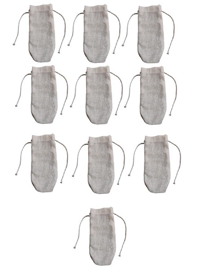 WUD 10 pieces Unbleached Muslin Cloth Water Filter for Tap;No plastic; No Colour Fabric Tap cover for Purifying; Filtering the water in Home and Kitchen, purification method- filteration - Image 1