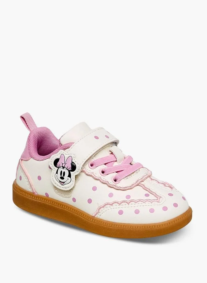 Disney Girls Minnie Mouse Applique Sneakers