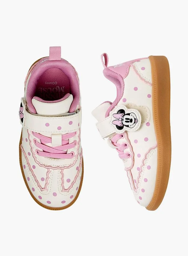 Disney Girls Minnie Mouse Applique Sneakers