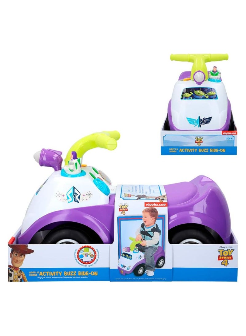 Kiddieland LIGHT N SOUND ACTIVITY BUZZ RIDEON - Image 1