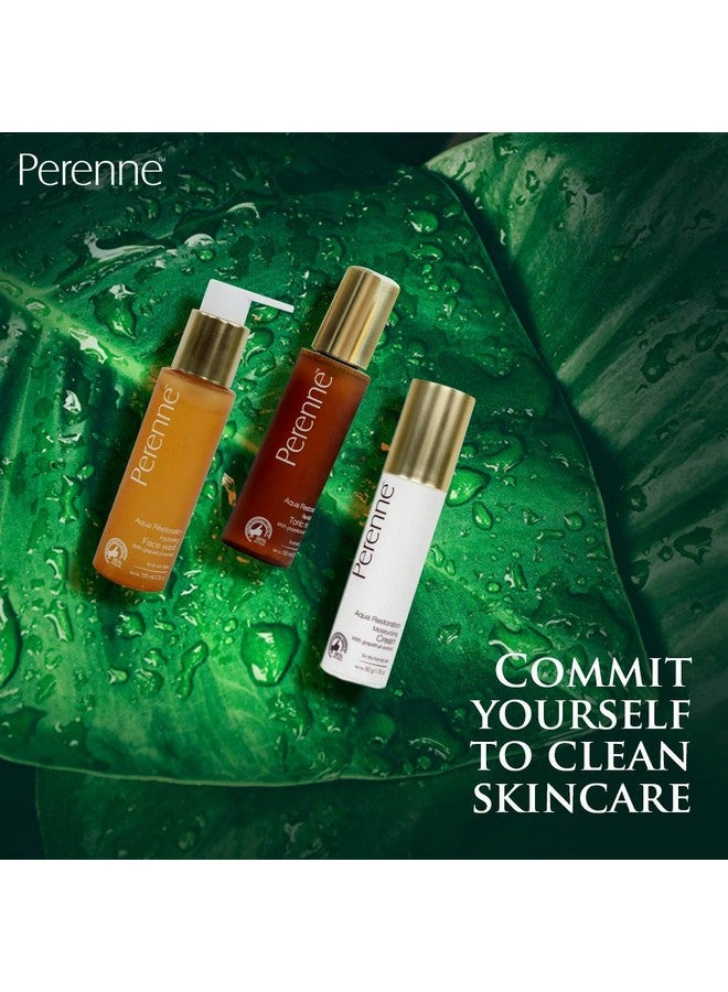 Perenne Daily Skincare CTM Kit | Face Wash, Toner & Moisturizer | Hydrating, Lightweight & Non-Sticky | For Dry, Normal & Combination Skin | Sulphate & Paraben Free | Men & Women |2 X 100ml + 50gm - Image 3