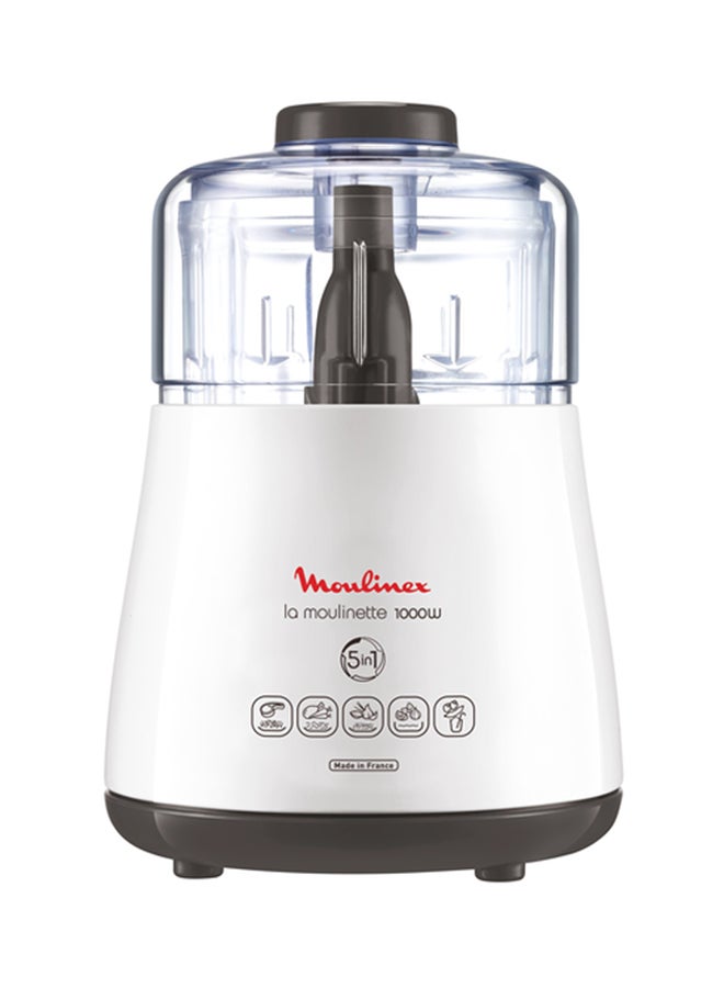 Moulinex Electric Chopper 1000W 1.5 ml 1000 W DPA241 White/Clear - Image 2