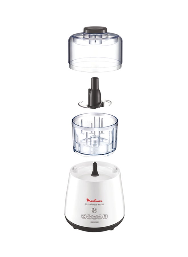 Moulinex Electric Chopper 1000W 1.5 ml 1000 W DPA241 White/Clear - Image 4