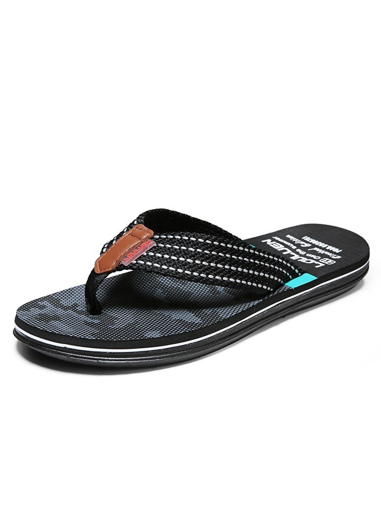 LOULUEN New Fashionable Herringbone Beach Slippers 