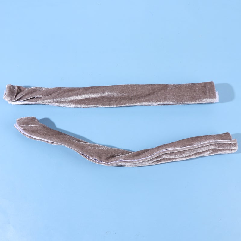 2 Pair Refrigerator Handle Covers Door Handle Protective Kitchen Appliance Tube Covers Wrap (Light Grey) - Image 1