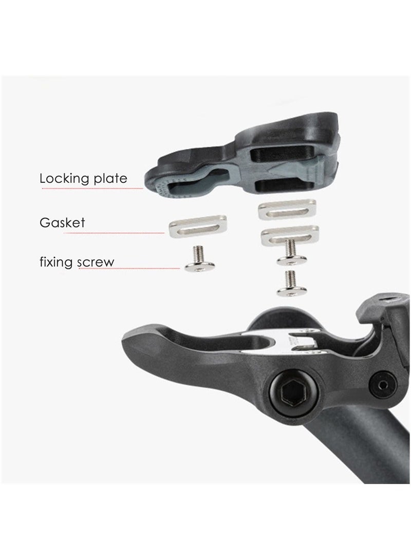 Road Bike Pedals, SPD Pedals, Ultralight Pedals, 9/16 Clipless Pedals with Pedal Cleats Compatible with Shimnao SPD Pedals for MTB, Spin Bike, Touring, Indoor Bike Cycling - Image 3