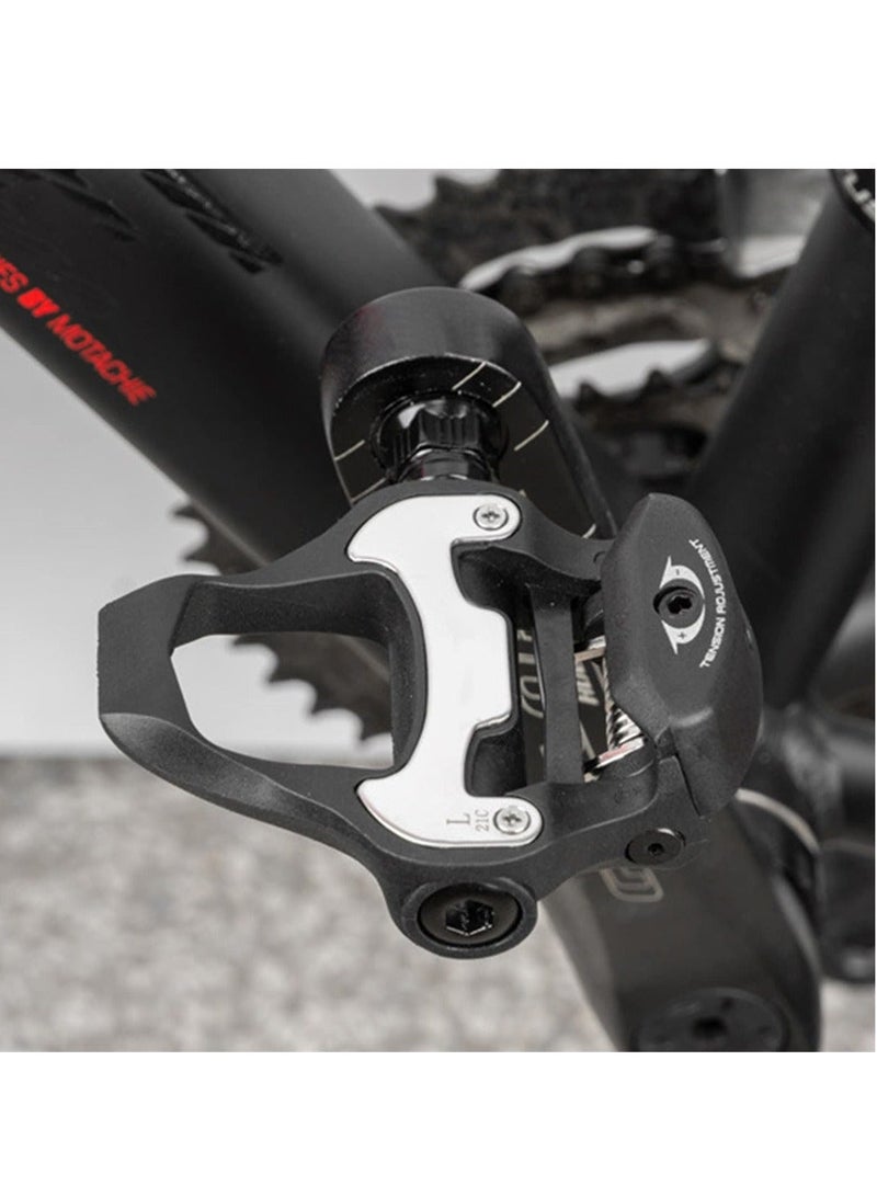 Road Bike Pedals, SPD Pedals, Ultralight Pedals, 9/16 Clipless Pedals with Pedal Cleats Compatible with Shimnao SPD Pedals for MTB, Spin Bike, Touring, Indoor Bike Cycling - Image 4
