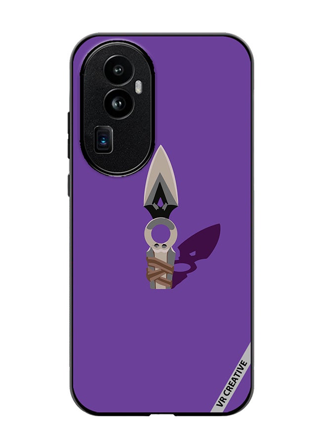 VR CREATIVE Protective Case Cover For Oppo Reno 10 Pro Plus Jett Knife Valorant Design Multicolour - Image 1