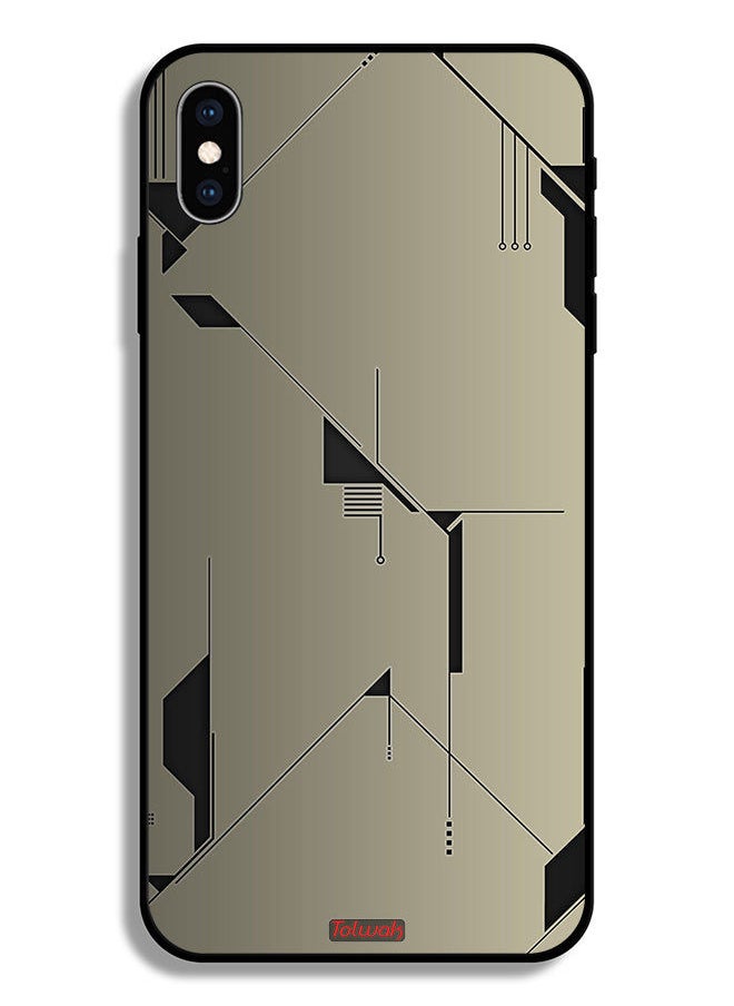 Tolwak - Apple iPhone XS Max Protective Case Minimalism Abstract Digital Art - Image 1