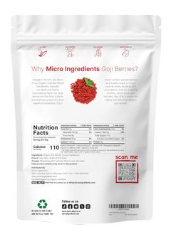 Micro Ingredients Organic Goji Berries, 32 Ounces | 100% Natural Sun-Dried Whole Fruit | Sulfate & Additive Free  - Image 2