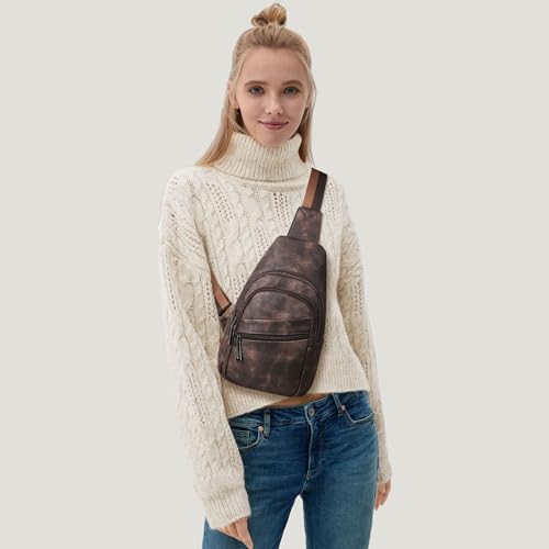 Mroede Sling Bag Crossbody Bags for Women Small Cross Body Bag Fanny Packs Chest Sling Purse for Daily Travel Leisure Sport - Image 2
