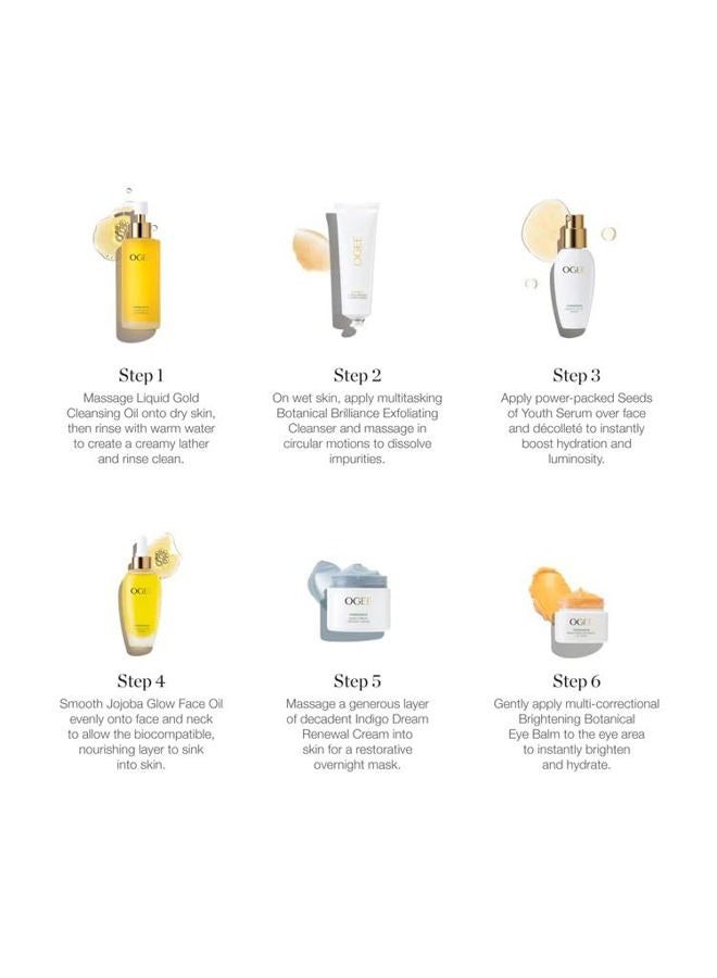 OGEE Discovery Set - Skincare Gift Set - Best-Sellers in Travel-Friendly Sizes - Includes Hyaluronic Acid Serum, Brightening Eye Balm & More - Image 3