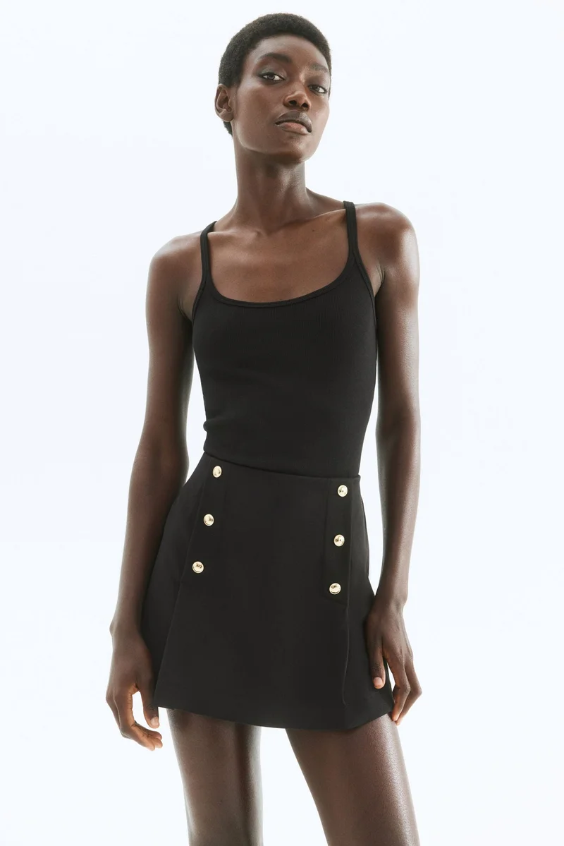 H&M Button-front skort