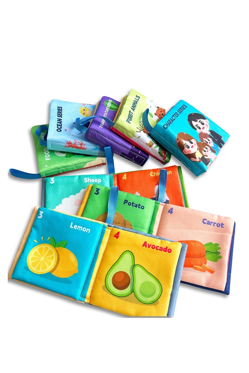 Baby bath book, made of non-toxic soft fabric, suitable for infants aged 0-6-12 months to touch, early education toy, birthday gift, learning toy for toddlers, babies and children. - Image 2