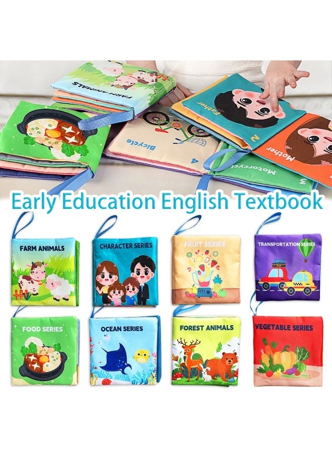 Baby bath book, made of non-toxic soft fabric, suitable for infants aged 0-6-12 months to touch, early education toy, birthday gift, learning toy for toddlers, babies and children. - Image 1