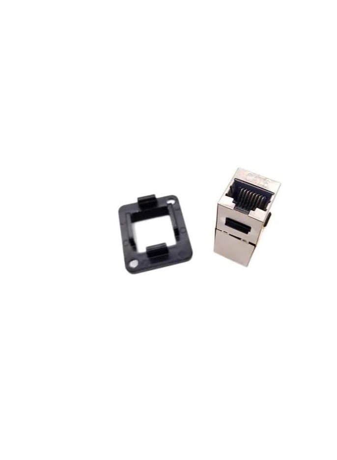 DKURVE D-Type RJ45-CAT6 Shielded Ethernet Panel Mount Socket, CAT5E Compatible - Image 4