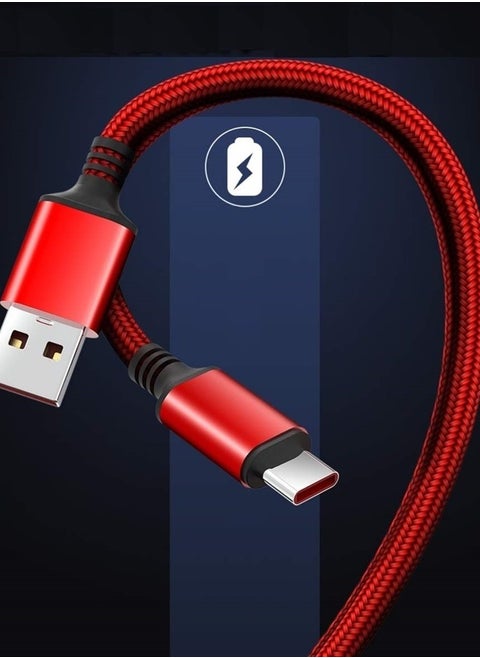 for OnePlus Cable Oneplus 3/3t/5/5t/6/6t/7/7t/8 Pro/8t Cable 6.6 Feet Data Cable Dash Warp Charge Cable for OnePlus 3 3t 5 5t 6 6t 7 7T 8 pro 8t Charging [Compact Trangle-Free] (Red)