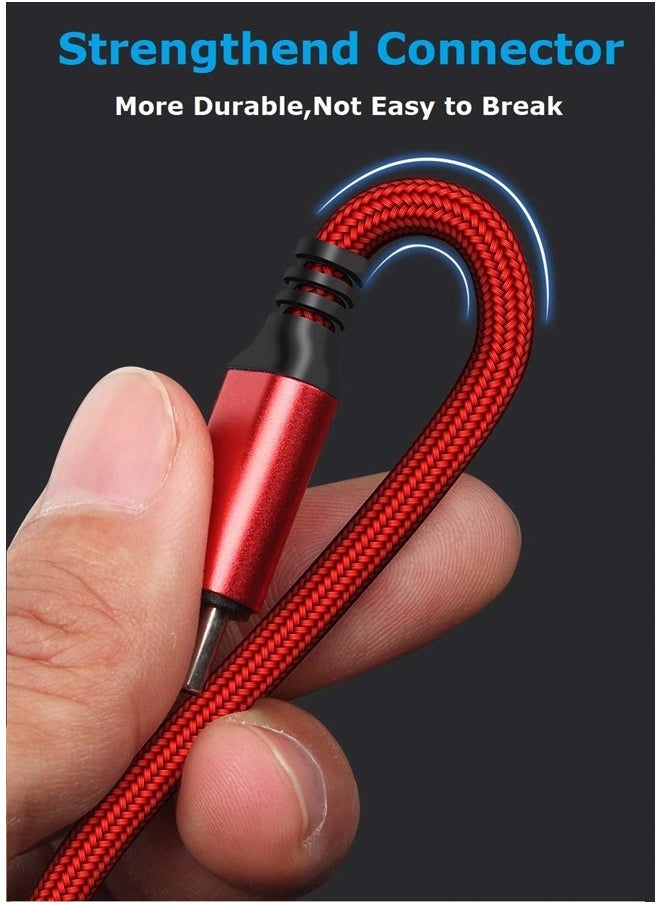 WVOZWWO - for OnePlus Cable Oneplus 3/3t/5/5t/6/6t/7/7t/8 Pro/8t Cable 6.6 Feet Data Cable Dash Warp Charge Cable for OnePlus 3 3t 5 5t 6 6t 7 7T 8 pro 8t Charging [Compact Trangle-Free] (Red) - Image 1