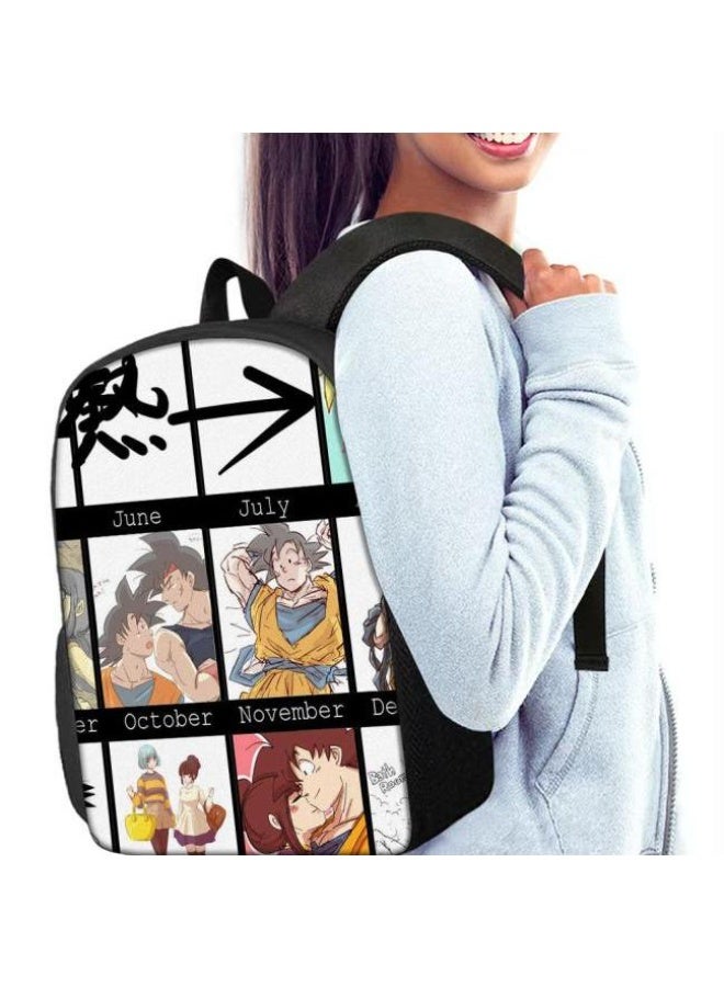 عام حقيبة الظهر المطبوعة الشائعة - مجموعة حقيبة الظهر المكونة من ثلاث قطع (يمكن استخدامها للطلاب والأطفال والأصدقاء للنزهات وتسلق الجبال وما إلى ذلك) - 67 - Image 2