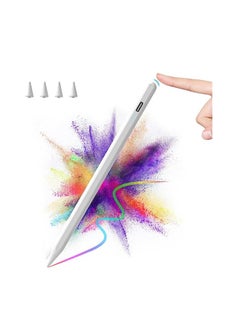 Generic Touch Stylus for iPad 10/9/8/7/6 Generation, iPad Air 5/4/3rd, iPad Mini 6/5Generation, iPad Pro 12.9/11Gener, with Tilt & Palm Rejection & Magnetic Adsorption Stylus Pen for Apple iPad 2018-2022  - Image 1