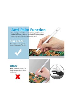 Generic Touch Stylus for iPad 10/9/8/7/6 Generation, iPad Air 5/4/3rd, iPad Mini 6/5Generation, iPad Pro 12.9/11Gener, with Tilt & Palm Rejection & Magnetic Adsorption Stylus Pen for Apple iPad 2018-2022  - Image 3