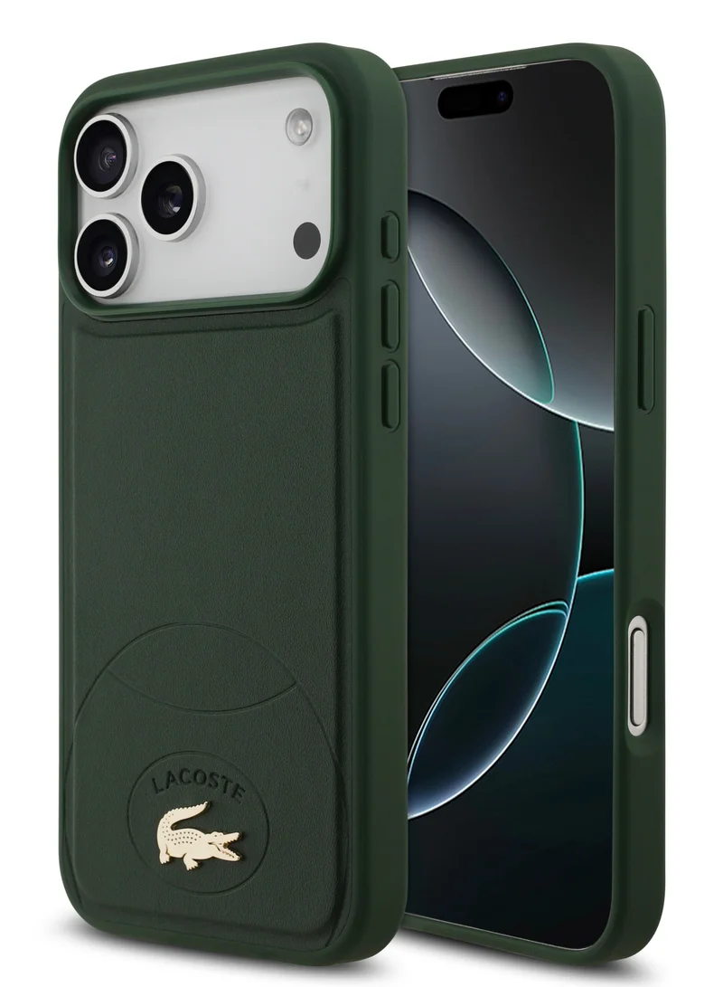 لاكوست جراب حماية MagSafe لهاتف iPhone 18 Pro Max، مصنوع من جلد PU عالي الجودة، جراب صلب