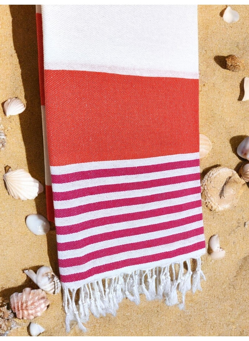 100% Cotton Buldan Peshtemal Beach Towel Bath Towel Striped Patterned Plain
