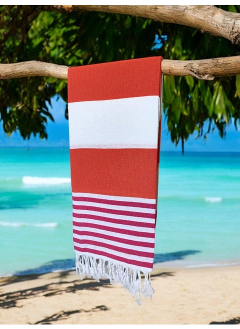100% Cotton Buldan Peshtemal Beach Towel Bath Towel Striped Patterned Plain