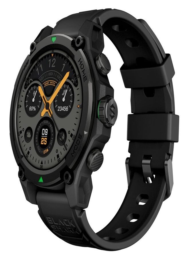 BLACK SHARK - Ultra Strong Smartwatch With 1.43-inch Display, Built-in GPS, 100 Sports Modes, 21-Days Battery Life,Health Monitoring & IP68 Water Resistance  GS3 - Black - Image 1