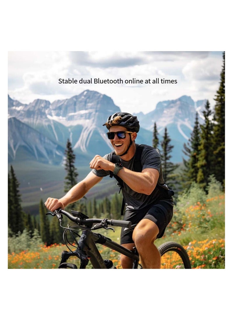 BLACK SHARK - Ultra Strong Smartwatch With 1.43-inch Display, Built-in GPS, 100 Sports Modes, 21-Days Battery Life,Health Monitoring & IP68 Water Resistance  GS3 - Black - Image 1
