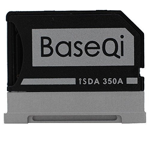 BASEQI Aluminum MicroSD Adapter for Microsoft Surface Book 13.5" (Model-350A) - Add up to 1TB of extra storage space - Image 1