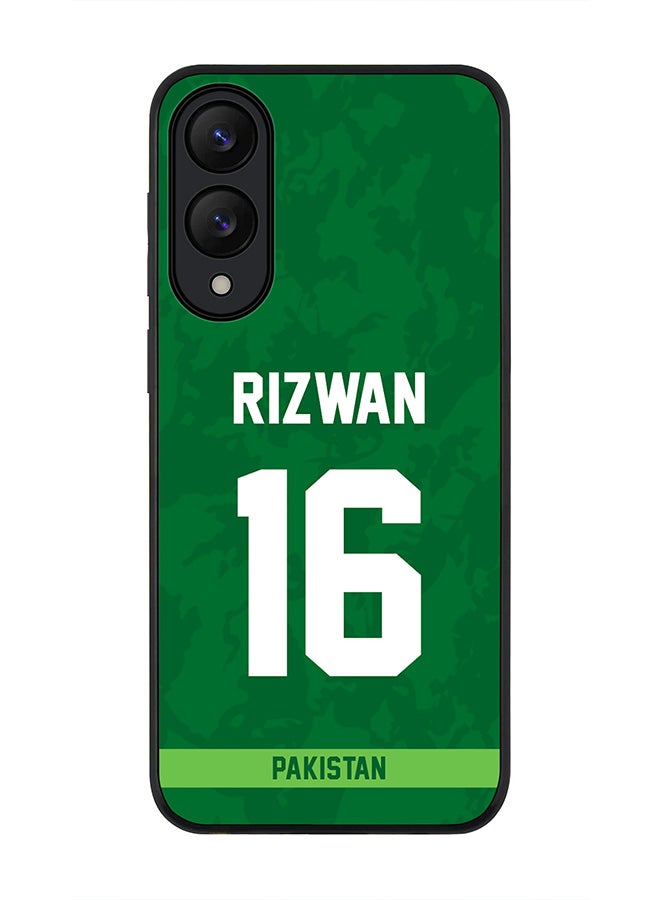Stylizedd For Samsung Galaxy S25 Edge Case,Slim fit Camera Protection, Shockproof Thin Phone cover  - Pakistan Mohammad Rizwan, Jersey No 16