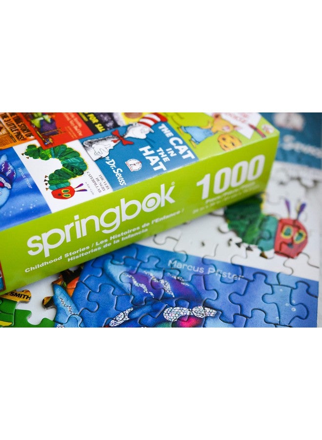 سبرينغبوك مجموعة ألغاز من 1000 قطعة من قصص الطفولة للكبار والصغار تحتوي على أغلفة كتب من بعض متاجر كتب الطفولة المفضلة لديك - Image 5