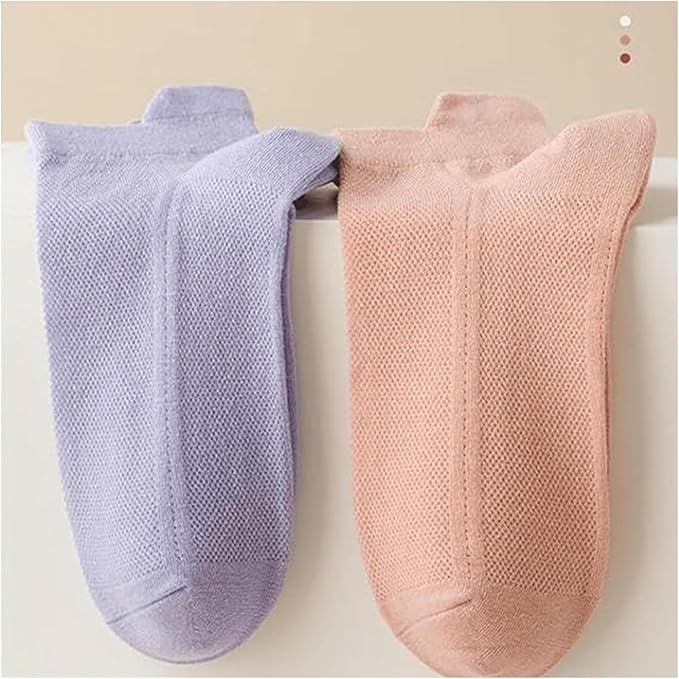 REIL RAID Pack of 6 Multicolour Unisex Ankle length Socks Stockings Thin Breathable Mesh No-Show Ankle Socks, Made With Durable & Breathable Cotton, Free Size,Soft, Daily Use - Image 3