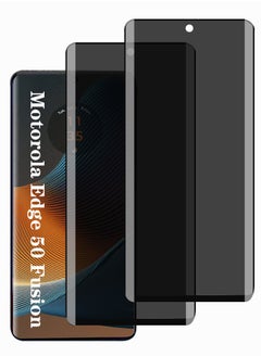 X-level 2 Pcs Motorola Edge 50 Fusion Privacy Screen Protector,Anti-Spy Full Screen 3D Tempered Glass Film,9H Hardness Anti-Peeping Edge Glue Coverage Protector Anti Scratch Screen  - Image 1